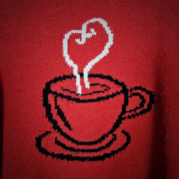 Cupcakes and Cashmere Coffee Crewneck Sweater - Picture 2 of 5